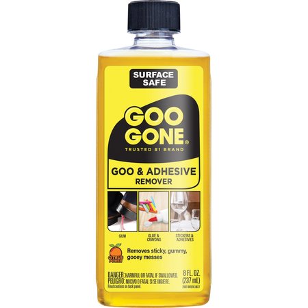 GOO GONE Adhesive Remover, w/Citrus Scent, 8 oz Orange, PK 12 WMN2087CT